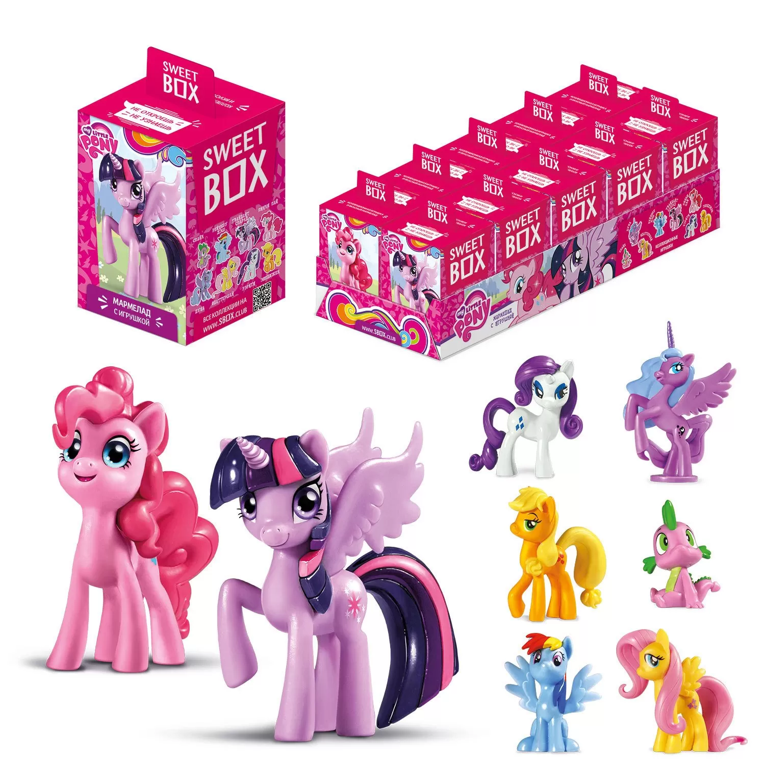 Маленькие игрушки в коробочках. Мармелад Sweet Box my little Pony с игрушкой в коробочке 10г в ассортименте. Коллекция my little Pony Свитбокс. Sweetbox поняшки. Фигурка my little Pony Свитбокс.